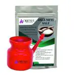 OREAYU Plastic Jala Neti Pot Jal Lota 500 ml Brown Jal Neti With 200Gm Neti Salt for Health and Yoga Use Made of virgin plastic