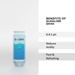 WATER BUT BETTER Booster Alkaline Drink, Mineral Rich-Alkaline Water pH 8+,Neutralizes Acidity and Supports For Building Immunity| (Pack Of 4) 500 ML