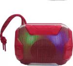 AVYUKTA Powerful Sound RGB Led DJ Light Wireless Speaker 3D Sound Quality Deep Bass Wireless Bluetooth Speaker with Aux, USB and Memory Card Support Fully Compatibility Mobile|Laptop|Computer|Tablet 6 W Bluetooth Speaker  (Red, 4.1 Channel)