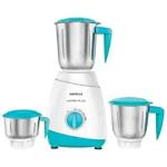 Havells Aspro Plus 500W White & Light Blue Mixer Grinder With 3 Jars, Ghfmgcyb050