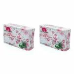 Healthy Forever Homemade 100% Pure Royal Rose Infused With Almond & Rose Oil soap, Sulphate Parabens free Soap for Women, Men, Skin Whitening lightening, Dark spot, Pigmentation, - 120gm (PACK OF 2)