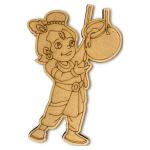 Estella Pre Printed Design Lord Krishna MDF Cutout For Art & Craft - Drawing - Painting - Mandala