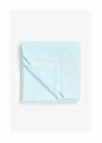 Mothercare Essential Cotbed Polka Dots Fleece Blanket Blue