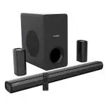 Blaupunkt Newly Launched Sbw550 5.1 Home Theater Surround Soundbar with Rear Satellites I 300W Rms with 20.32Cm Subwoofer I Hdmi (Arc) I Optical I Bt I Aux I USB I Remote Control, Black