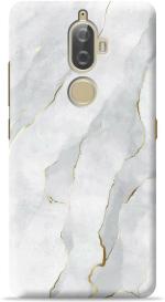 Swagr White Plastic Shock Proof Back Cover For Lenovo K8 Plus