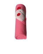 NAMAN Baby Boy & Baby Girl Polar fleece Premium Self Design Hooded Blanket Cum Babies Wrapper.