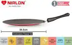 Nirlon Red Aluminium Non-Stick Concave Tawa 29 cm