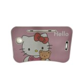 OHSTORE Foldable & Portable Wooden Pink Laptop Table/Study Table/Bed Table(Hello Kitty Printed Design Laptop Table)