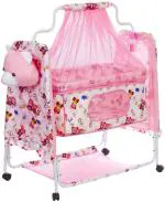 Pandaoriginals PREMIUM BEST SELLING BABY CRADLE|COMFORTABLE FOR BABY (Multicolor)