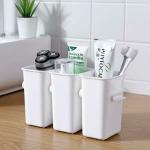 Golden bird Multi Functional Detachable Fridge Storage Containers for Butter, Chocolate, Sauce, Candies, Vegetables, Stationery Toiletries Makeups Organization (Set of 3)