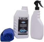 Lalan GLC - Glass Cleaner Concentrated - (1:10 dilution) (1000 ml) + Spray Bottle + Microfibre Cloth