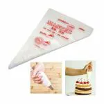 PERFECT BAKEWARE 100 Pcs Medium Polythene Icing Piping Bags Disposable For Cake Decoration