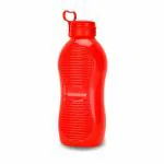 SOPL-OLIVEWARE King Plastic Water Bottle With Better Grip, BPA Free & 100% Leak Proof, 2 Litre Bottle, Pack of 6 (Red)