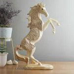 CraftVatika Standing Horse Statue for Home Decor Office Living Room Decoration Gift Item (Type-2)