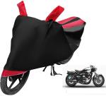Auto Hub Bike Cover for Royal Enfield Shotgun 650 , Dustproof UV Protection water resistant Custom Fit Cover-(Black-Red)