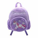 Weshopaholic Purple Unorn Small Soft School Bag