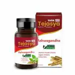 Tata 1mg Tejasya Ashwagandha Capsule Helps In Maintain Strength, Stamina, Relieve Stress (Pack of 1, 500mg)