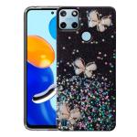 SROCK Realme C21Y, Realme C25Y Back Case Cover for Girls | Sparkle Glitter | Stylish | Partywear | for Ladies Women Back Case Cover for Realme C21Y, Realme C25Y-Black