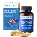 BBETTER Milk Thistle With Dandelion And Vitamin E - 60 Veg Capsules