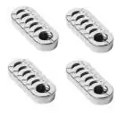 Dynore Stainless Steel Lid Ash Tray- Set of 24