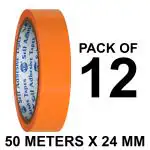 VCR Orange Color Tape - 50 Meters in Length - 24mm / 1