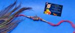 Kavim Designer Rakhi (Shiv ji Rakhi for brother , Greeting card Roli Chawl)
