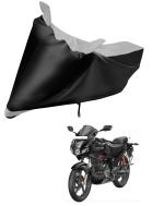 Mockhe Bike Body Cover for Hero Karizma R , Dustproof UV Protection water resistant Custom Fit Cover-(Black-Silver )