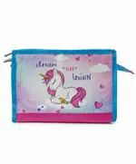 Weshopaholic Multolor 25.4 x 17.78 x 10.16 cm Multi-Layer Large Capacity Three Zipper Cute Pencil Case