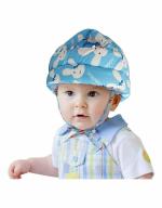 Ortis Global Trade Adjustable Cushioned Baby Safety Helmet Blue(Print May Vary)