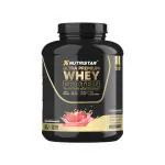 NUTRISTAR Ultra Premium Whey Protein Powder For Post-Workout | 58 Servings | Vegetarian | Muscle Building & Recovery, Boosts Immunity & Strength (1.8kg, Strawberry Blast)