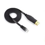 AdzMozi New CableUSB Console Cable,USB to RJ45 Console Serial Console Cable with FTDI Chip Compatible with Routers Switches for Laptops in Windows etc