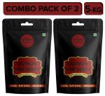 Urban Organics Twin Pack of Quinoa Seeds | 100% Organic White Quinoa Seeds | Gluten Free | High Protein | Fibre Rich Healthy Diet Food For Breakfast Cereal, Pilafs, Soups & Salads- 5kg