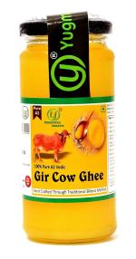 Yugmantra Organic Foods 100 Percent Pure Natural Desi Gir Cow Ghee 250 ml