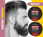 KURAIY Pure Fibre Paste Hair Wax for High Hold, Shiny Finish and Textured Look | Spider Wax Hair Wax (100 g)