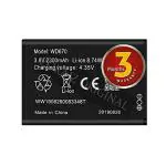 Mobcrown ZORAIZ ORIGINAL WD670 Battery for ZTE wd670 Jiofi m2 / Jiofi m2s Jiofi 2 Router Airtel 4g Hotspot Router Jio fi2 Wireless Hotspot Router (2300mAh) with 3 Months Warranty