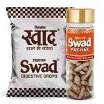Swad Digestive Toffee & Khatta Meetha Aam Papad Pachak Mouth freshener, 50 Candy Pack & 1 bottle, 400g