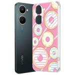 Fashionury Back Cover for Vivo Y18 Designer, Printed,Transparent,Flexible, Silicon -D1130