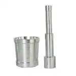 URBAN BUY Stainless Steel okhli and musal Kitchen Masher Mortar and Pestle Set Masher Khallad khalbatta for Kitchen Imam dasta Spice Mixer and , MultiColour , (pack of 1)