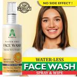 ALOETIC Waterless face wash for oil control 99% Germs cleanser & UV-Rays Protect & Refreshing Face With Cooling Scent.