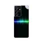 GADGETSWRAP Printed Vinyl Skin Sticker for Samsung Galaxy S21 Ultra - sound wave