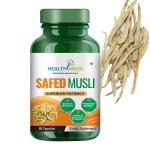 HEALTHMEDS Safed Musli Extract Capsules Supports Immunity, Healthy Bones 1000mg 60 Caps (Pack of 1)