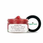 Organic Netra SOFTLIPS Lip Lightening Scrub For Dry & Chapped Lips Enriched With Certified Organic Ingredients - 25 Gm