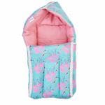 BUMTUM Baby Bad Cotton Flamingo Sleeping Bag, Portable Bassinet, Unisex Bedding For New Born