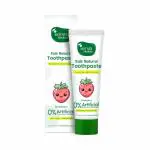 Mother Sparsh 100% Natural Toothpaste for Kids-50g, Strawberry | Strengthens Gums, Whitens Teeth | Baby Toothpaste Free from Preservatives, Fluoride & Artificial Sweeteners | Anti Cavity + Enamel Care