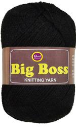 Simi Enterprise Black Wool Bigboss Wool, Ball Hand Knitting Wool, Art Craft Soft Fingering Crochet Hook Yarn, Needle Knitting Yarn Thread Dyed-Fd Art-Ajc, 200 G