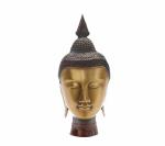 Idol Collections Brown Brass Buddha Statue, Idol Collections Gold Large Krishna Playing Flute 36 Inch