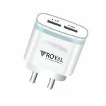Royal Mobisol The Way Of Success Dual USB Charger | 3.1 Amp Output | Swift Charge | Compatible with All Android & iOS Devices