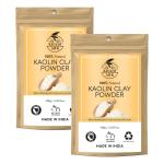 Khadi Ark 100% Pure Natural Kaolin Powder (200 g) for Natural Glowing (Pack Of 2)