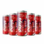 Shunya Fizz Classic Cola | Sugar Free Soft Drink | 0 Calories & No Aspartame | Supercharged with Ashwagandha & Vitamin C | Pack of 12 (300 ml X 12)