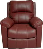 Recliners India Leatherette Manual Recliner (Finish Color - Wine Red, DIY(Do-It-Yourself))
